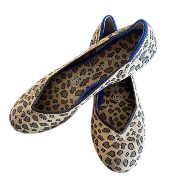 Rothy’s Women’s Flat Shoes - Size 6.5 - Leopard Print - Sustainable & Stylish - Picture 2 of 10
